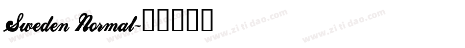Sweden Normal字体转换